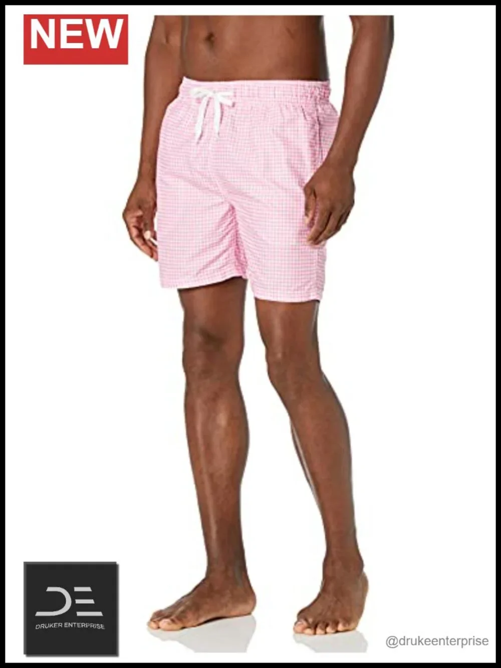 Men's UPF 50+ Quick Dry Swim Trunks with Pockets